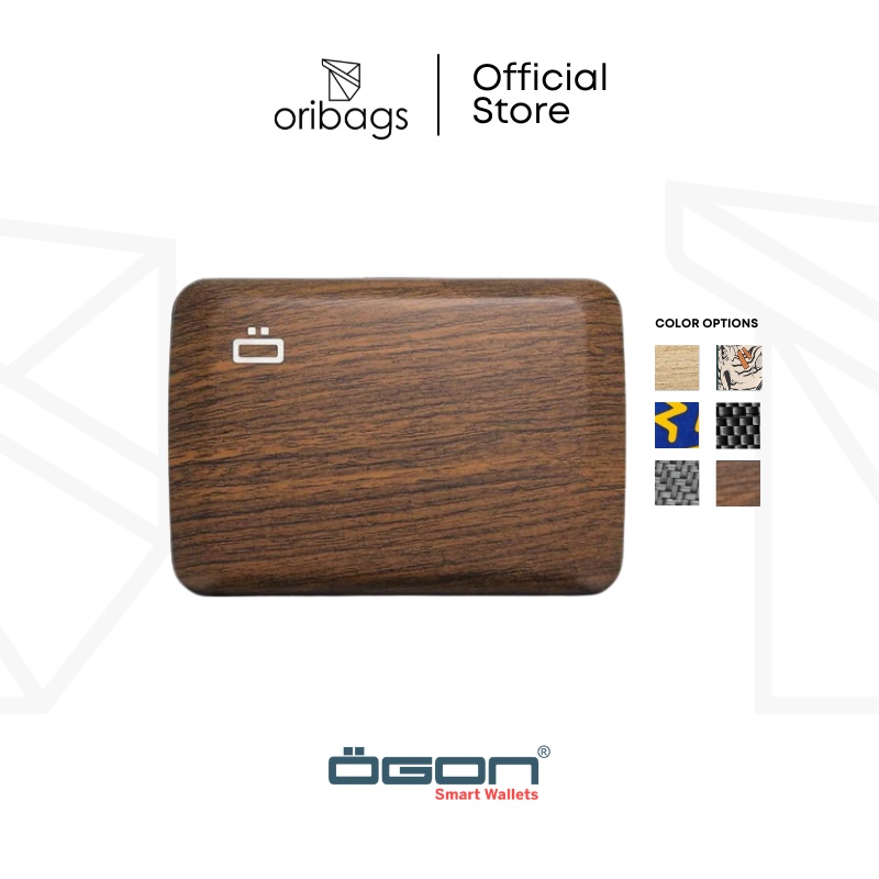 Ogon Stockholm V2 Card Case Rfid Safe - สารส้มพิมพ์ลาย (LIMITED EDITION)