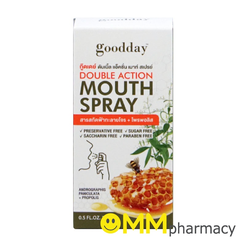 ✅กู๊ดเดย์ Goodday DoubleAction MouthSpray เมาท์สเปรย์15 มล.
