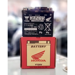 แบตเตอรี่ [แท้] Honda YTZ6V (5.3 Ah / 90 CCA) รถ AT. 125 - 160 / Idling Stop , CBR150R , CB150R [31500-KWN-902]