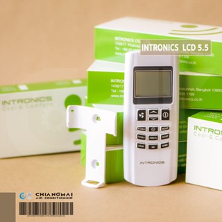 INTRONICS รีโมท รุ่น LCD 5.5 รีโมทแอร์ รีโมทคอนโทรล สำหรับรีโมทชุด DT-04 ชุดคอนโทรลแอร์ สีขาว