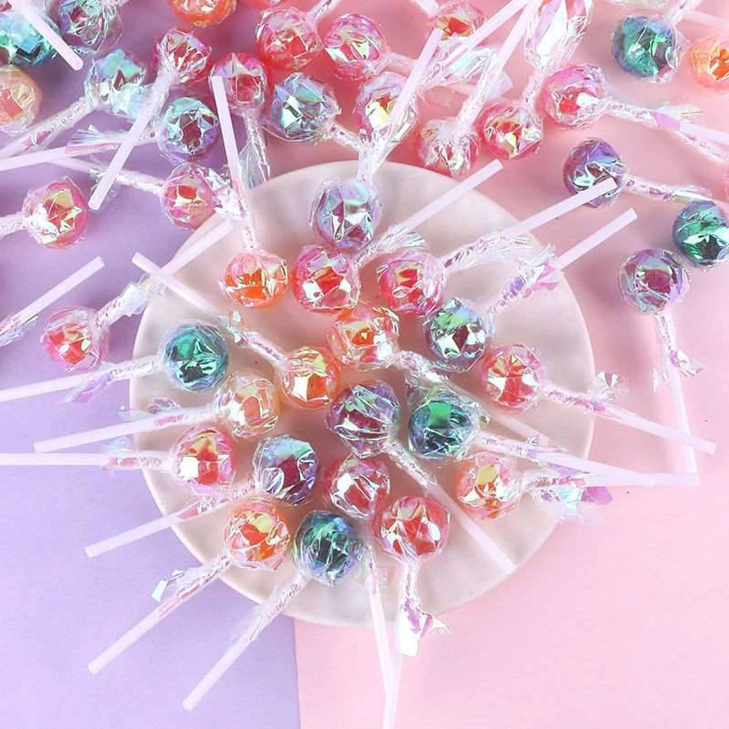 จูปาจุ๊บ อมยิ้มขนาดมินิ 50-100ชิ้น (1ชิ้น/3.5g) mini lollipop รสผลไม้ แพ็คเกจเป็นกระดาษแก้ว ขนม ลูกอม อร่อยมากๆ