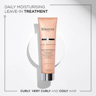 ครีมบำรุงผมสำหรับผมหยิก หยักศก ผมลอน ผมดัด Kerastase Curl Manifesto Creme de Jour Fundamental 150ml