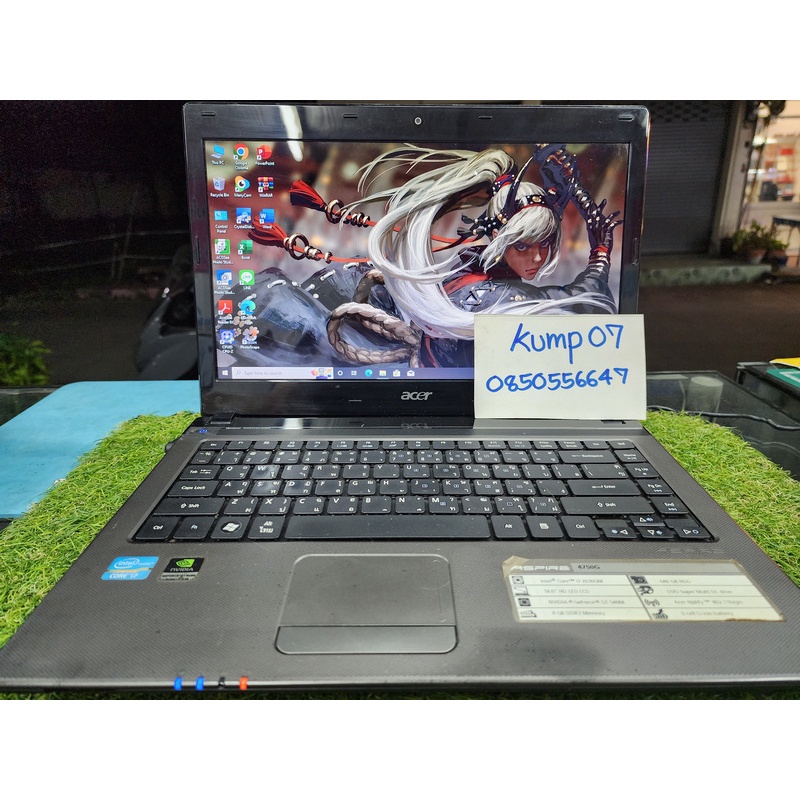 ขาย Notebook ACER Aspire 4750G Core i7 RAM 8 HDD 1TB มือ2 สภาพดี มีการ์ดจอ 4900 บาท ครับ