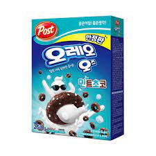 Oreo Cereal Mint Chocolate ซีเรียลโอริโอ้กับมาร์ชเมลโล่รสมิ้นท์ช็อก 250g