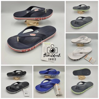 รองเท้าแตะแฟชั่น ทรงหนีบ สไตล์ Crocs Bayaband Flip (Unisex)