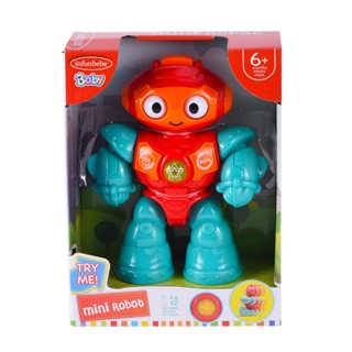 Wel-B x Infunbebe Mini Robot หุ่นยนต์ของเล่น - ของเล่น หุ่นยนต์  ของเล่นเด็ก หุ่นยนต์มีเสียง  มีแสง ของเล่นเด็ก  ของขวัญ