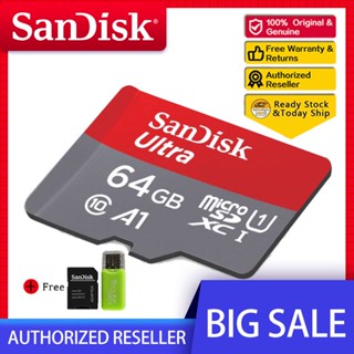 Sandisk Ultra การ์ดหน่วยความจํา U1/class 10 16GB 32GB 64GB Micro SD Card