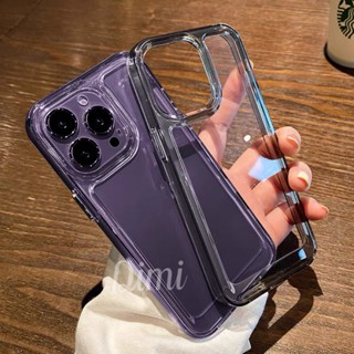 เคสแฟชั่น แบบใส เนื้อหนา ให้การป้องกัน เสำหรับ IPhone 11 7Plus 8Plus XR 12 Pro Max Xs max 13 13pro 13promax 7 14 Pro max