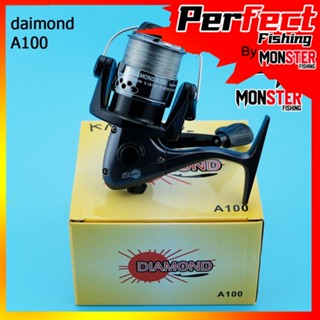 รอกสปินนิ่ง Diamond A100 (มี 5 สี Black,Blue,Orage,Silver,Red)