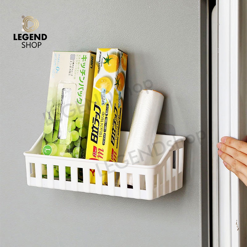 ชั้นวางของติดผนัง มี 7 สี ไม่ต้องเจาะผนัง ตะกร้าวางของในห้องน้ำ อเนกประสงค์ สามารถวางไว้ในห้องครัวห้องน้ํา