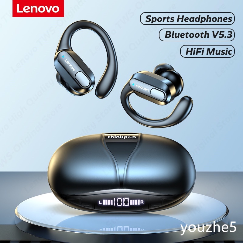 ต้นฉบับ Lenovo XT80 หูฟังไร้สายบลูทูธพร้อมไมโครโฟนบลูทูธ 5.2 โหมดการเคลื่อนไหวลดเสียงรบกวนชีวิตกันน้