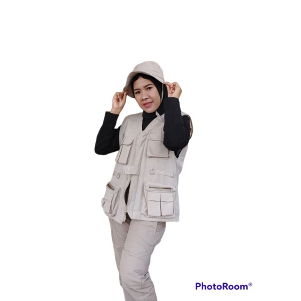 RECENT WOMENS VEST9/BASIC VEST/TACTICAL VEST/ผู้ชายผู้หญิง/กลางแจ้ง/มัลติฟังก์ชั่น/กระเป๋าหลายช่อง