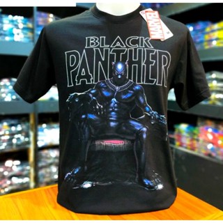 เสื้อMarvel ลาย BlackPanther สีดำ (mvx-160)