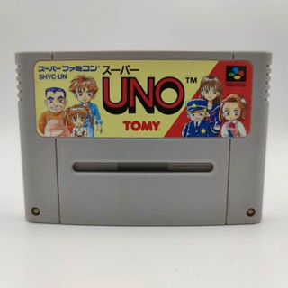 UNO ไพ่อูโน่ ตลับแท้ Super Famicom [SFC] เทสแล้ว เล่นได้