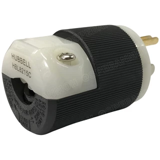 HBL8215C-M ปลั๊กตัวผู้ Hubbell ปลั๊ก AC เครื่องเสียง AC Power plug Audio Grade ฮับเบิ้ล Hi-End AC plug 8215C Male Plu...