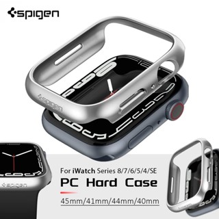 Spigen เคสแข็ง PC แบบบาง อุปกรณ์เสริม สําหรับ iWatch 45 มม. 41 มม. 44 มม. 40 มม. iWatch Series 8 7 6 5 4 SE