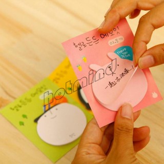 HotMind กระดาษโน๊ตเลือกลาย การ์ตูนกระดาษ ลายการ์ตูนเกาหลี เครื่องเขียน sticky note