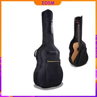 EOSM กระเป๋ากีตาร์โปร่ง ขนาด 40-41 นิ้ว กันน้ำ กันฝุ่น กระเป๋าเป้กีต้าร์ กระเป๋ากีต้าร์ กระเป๋ากีต้าร์ Guitar bag