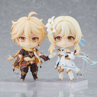 ฟิกเกอร์ Lumine Aether YB2 Genshin Impact Q Version Figma ของเล่น ของขวัญ สําหรับตกแต่งบ้าน เด็ก BY2