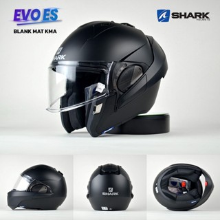 SHARK หมวกกันน็อค รุ่น EVO-ES BLANK MAT KMA