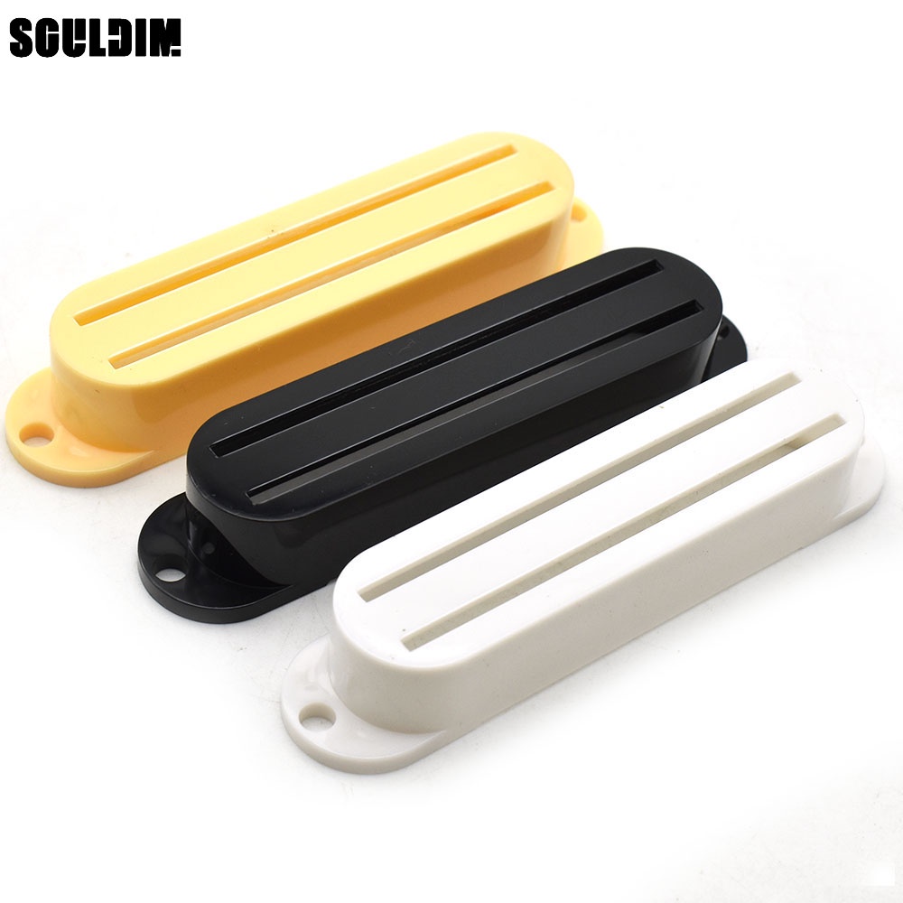 3 ชิ้น Dual Hot Rail Pickup ครอบคลุมขดลวดเดี่ยวสําหรับชิ้นส่วนกีตาร์ไฟฟ้า