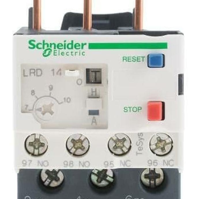 รีเลย์โอเวอร์โหลดความร้อน LRD14/LRD 14 7A-10A Schneider
