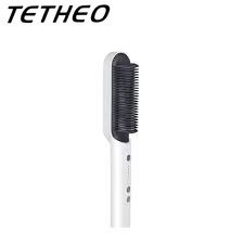 TETHEO พร้อมส่งรุ่น Fast Hair Straightener หวีรีดตรงไฟฟ้า แปรงหวีไฟฟ้าผมตรง หวียืดผมไอออน ถนอมเส้นผม เครื่องหนีบผม