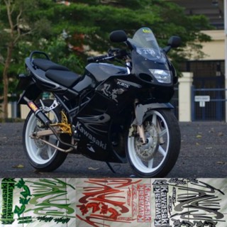 สติกเกอร์ ninja rr ori 2011 สีดํา แบบเต็มชุด สําหรับ Kawasaki ninja rr นินจาเก่า rr lama เต็มตัว