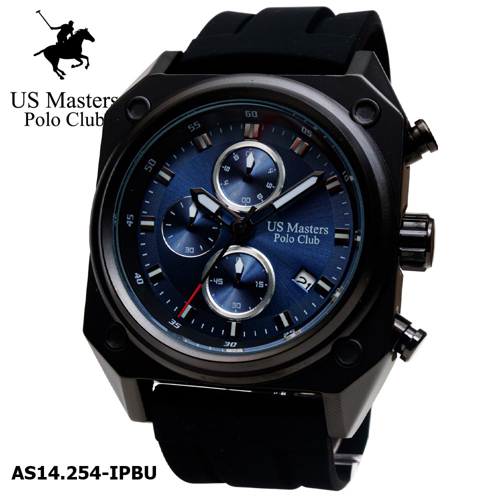 👉นาฬิกาข้อมือ  US Master Polo Club AS14.254 นาฬิกาผู้ชายของแท้100% สินค้ามีประกันศูนย์ทุกชิ้น! พร้อมส่ง