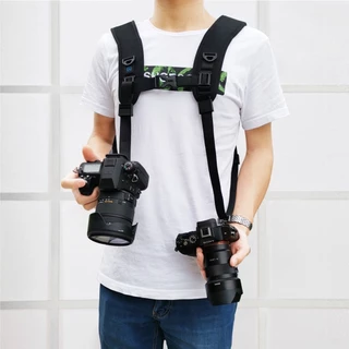 PULUZ Quick Release Double Shoulder สายสะพายกล้อง สายคล้องไหล่ แบบคู่ ใช้สำหรับกล้อง DSLR mirorless