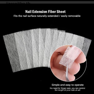 RENBG 10/20 ชิ้นผ้าไหมสําหรับต่อเล็บรูปแบบ Non-ทอ Silks UV เจลไฟเบอร์ TH