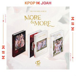 TWICE - Mini 9th Album [MORE &amp; MORE] (3 version SET)