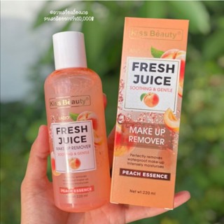 เมคอัพ รีมูฟเวอร์ คลี​นซิ่ง​ลูกพีช​ Kiss Beauty​ Fresh​ juice​ Makeup Remover Cleansing คลีนซิ่งเช็ด​เครื่อง​สำอางค์