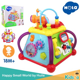 Huile Hola กล่องกิจกรรม 6 ด้าน Happy Small World by Huile