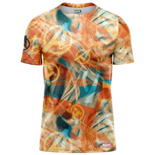 [ THRUNSEP1 ลด60บาท ]   Thairun(ไทยรัน) เสื้อออกกำลังกายสำหรับการวิ่ง MARVEL Avengers Tie dye ลิขสิทธิ์แท้