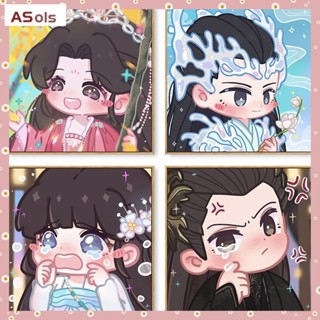 [ASols] ภาพวาดเพชร DIY สติกเกอร์เพชร มีกาวในตัว ลายการ์ตูน Canglan Jue สไตล์โบราณ สําหรับตกแต่ง DIY