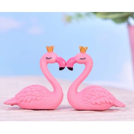ฟามิงโก้มีมง (ราคา/ 1 ตัว)ตุ๊กตาตกแต่งบ้าน จัดสวนถาด จัดสวน ตุ๊กตาตั้งโชว์ จัดบอนไซ