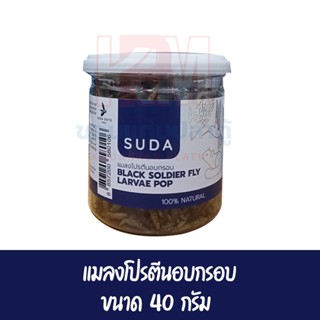 SUDA แมลงโปรตีนอบกรอบ สำหรับสัตว์เลี้ยง ขนาด 40 G.