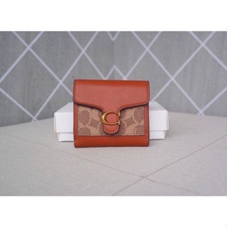 Coach Small Wallet In Colorblock Signature Canvas