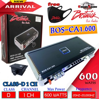 แรงมาก!! AMP BOSTWICK BOS-CA1.600 เพาเวอร์แอมป์ คลาสดี 1ch กำลังขับสูงสุด 600 Watts ขนาดเล็ก ของแท้100%