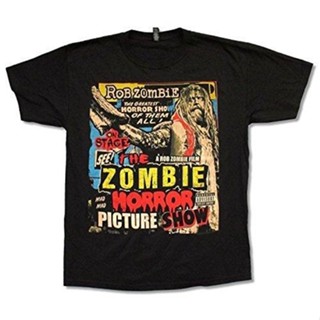 Lsmtx1 เสื้อยืด ผ้าฝ้าย พิมพ์ลาย Rob Zombie โอเวอร์ไซซ์ สําหรับผู้ชายสามารถปรับแต่งได้