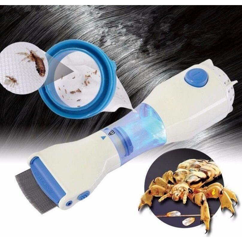 หวีดูดเหา Vaccum Comb หวีกำจัดเหา เครื่องกำจัดเหา  เครื่องสางเหา