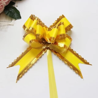 (10เส้น) 5cm ริบบิ้นรูด ริบบิ้นผีเสื้อ ริบบิ้นแฟนซี โบว์ติดของขวัญ