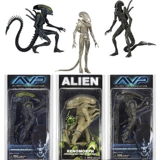 Neca AVP ALIENS VS.PREDATOR โมเดลฟิกเกอร์ PVC รูปนักรบซีโนมอร์ฟ กริดเอเลี่ยน ของเล่นสําหรับเด็ก