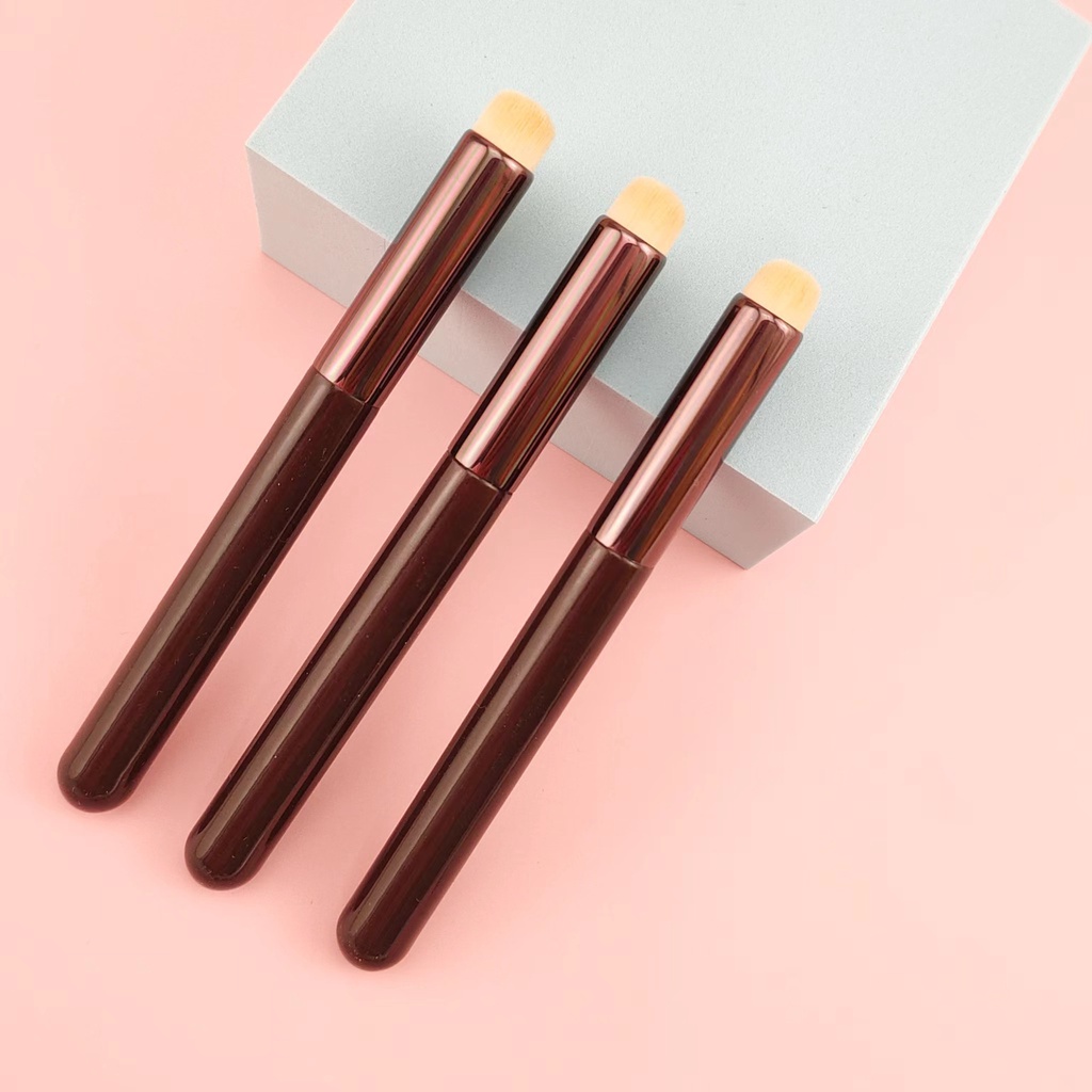 Round Head Lip Brush เกาหลี เน็ตไอดอลบล็อกเกอร์ แนะนำ Round Head Lip Brush Colora Dyeing Brush คอนซีลเลอร์ แปรงมูสแบบพกพา