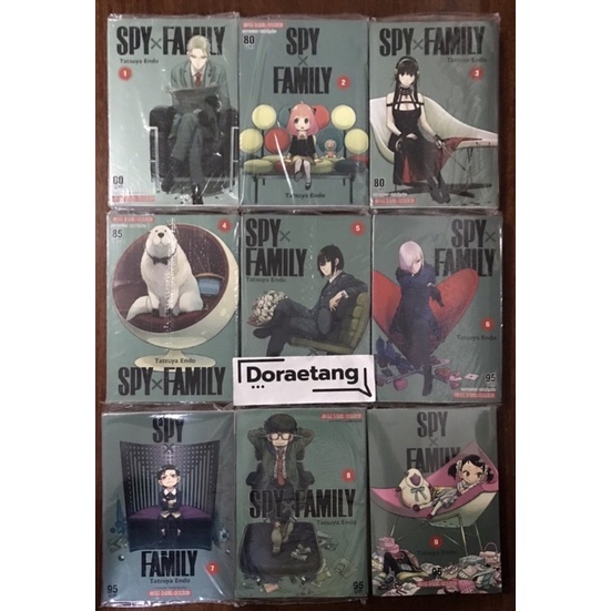 พร้อมส่งมาก ๆ ส่งใส่กล่อง✅ SPY x FAMILY แยกเล่ม 1-9 มือหนึ่งในซีล มีโปสการ์ด สปาย เอ็กซ์ แฟมิลี่ (1,