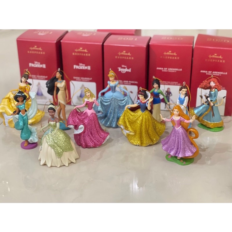 Disney Princess ornaments ครบทีม 11 เจ้าหญิง