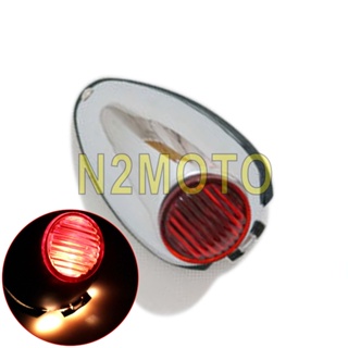 Motorcycle 12V Rear Light Fender Mount Side Indicator Light for Retro Ural K750 KS750 BW40 Zundapp BMW R12 R75 R51 R61 S