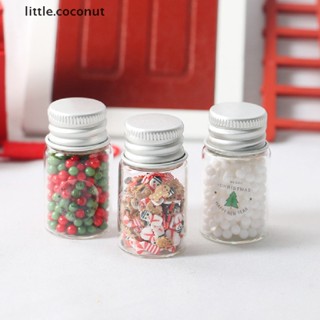 [little.coconut] กระปุกใส่ขนม บิสกิต สโนว์บอล คริสต์มาส ขนาดเล็ก สําหรับตกแต่งบ้านตุ๊กตา