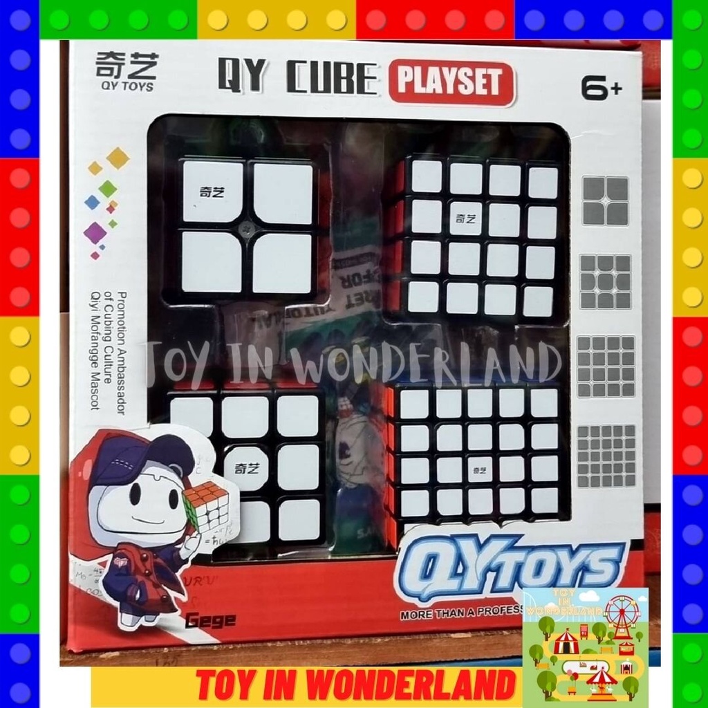 รูบิคQY 1เซท4ลูก 2x2/3x3/4x4/5x5 Q20 รูบิก รูบิด รูบิท ลูบิค ลูบิก ลูบิด ลูบิท ลูกบิค ลูกบิก ลูกบิท 